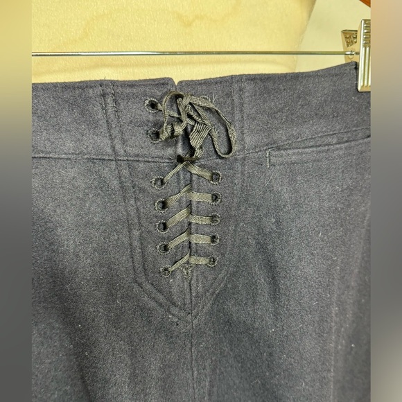 VTG WW2 Era Wide Leg Wool Sailer Pants | M Unisex - Picture 5 of 8